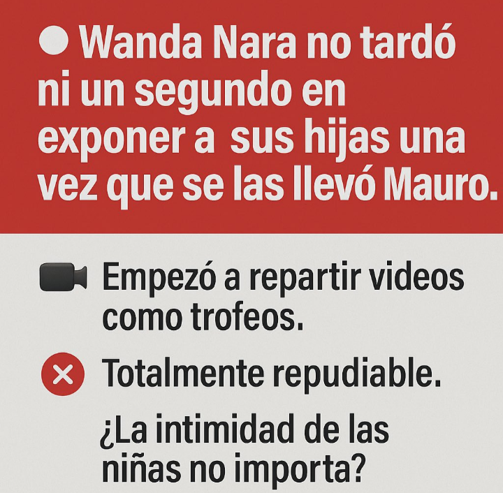 LorenaVele_ok's tweet photo. Nunca le importaron sus hijos. Siempre en todas las instancia pone por encima sus intereses. Las personas para ella son posesiones y objetos nunca sujetos. Lo hizo con M.L y hoy con Icardi y sus hijas. https://t.co/twTWl7iB7O