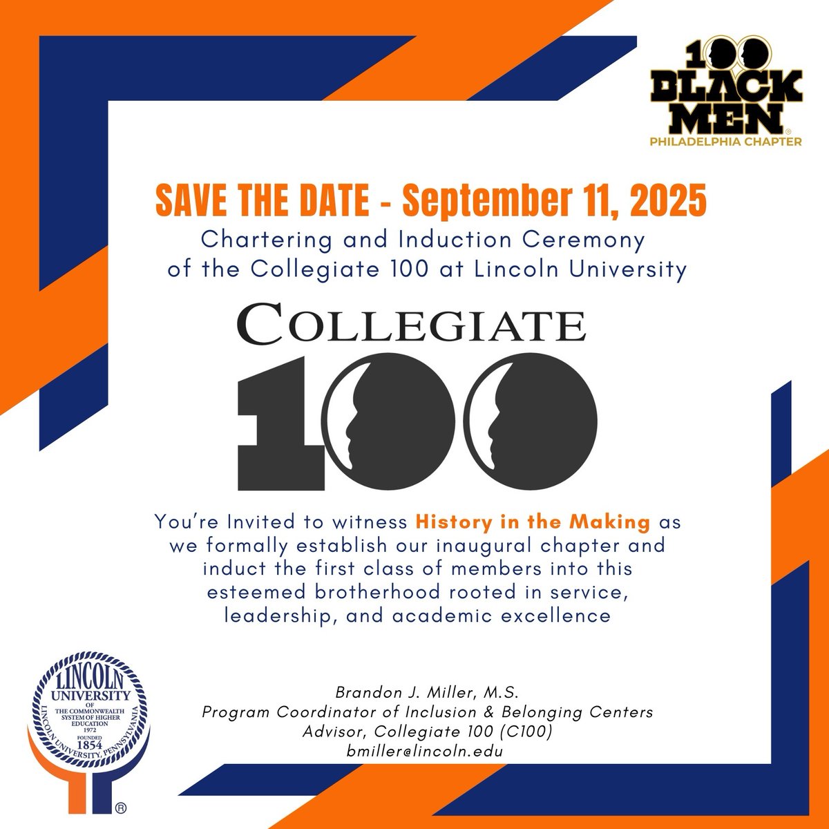 Excited and proud about this! Looking forward to what the young men will achieve for the youth and community of Philadelphia!