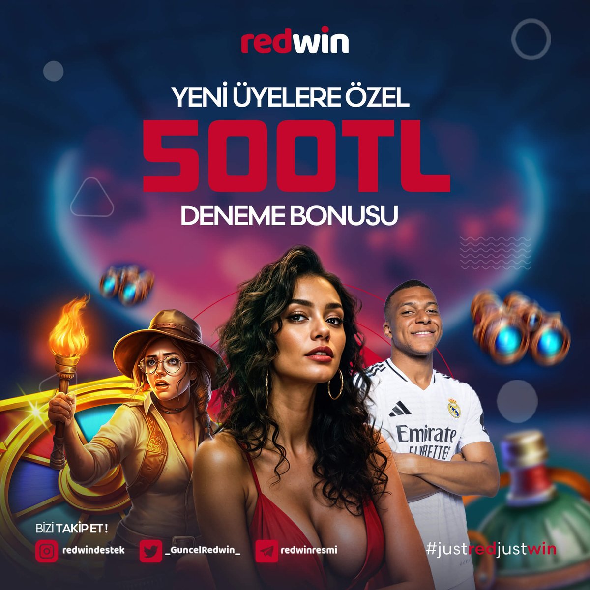 🎁Deneme Bonusunu Abarttık!

🤑Hemen Üye Ol, 500₺ Deneme Bonusunu Al!

Kazanmak isteyenlerin adresi #RedWin😎

Üye olmak için: rdwn.pw/redwingiris
