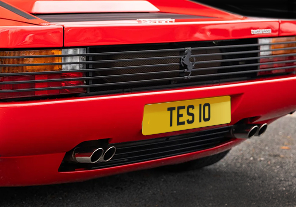 barewallart's tweet image. 🔥TES 10 is now up for grabs! FOR SALE at the UK’s biggest private car number plate supplier @Regtransfers - Perfect for a @ferrari Testarossa, a 
@tesla Model X, or just if your name happens to be TES! 
#CarLovers #PrivatePlates #FerrariTestarossa #Tesla