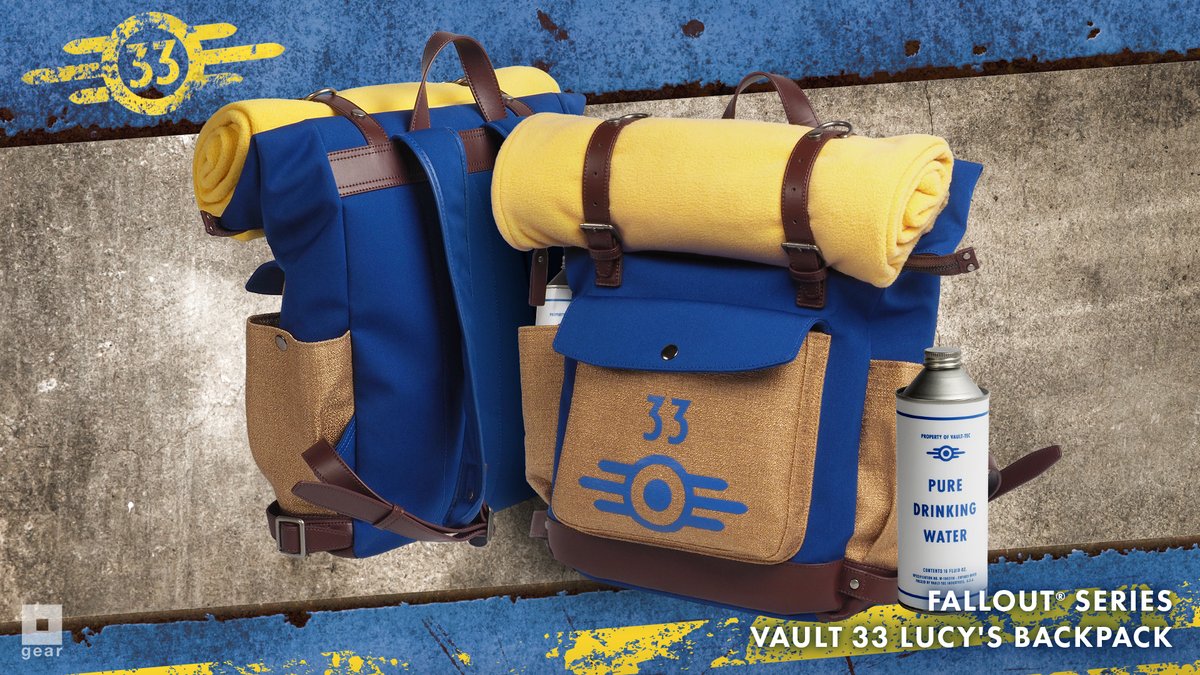 BethesdaGear's tweet image. The #Fallout Series Vault 33 Lucy’s Backpack. Great for cosplay. Or daily life. 🎒
gear.bethesda.net/products/fallo…