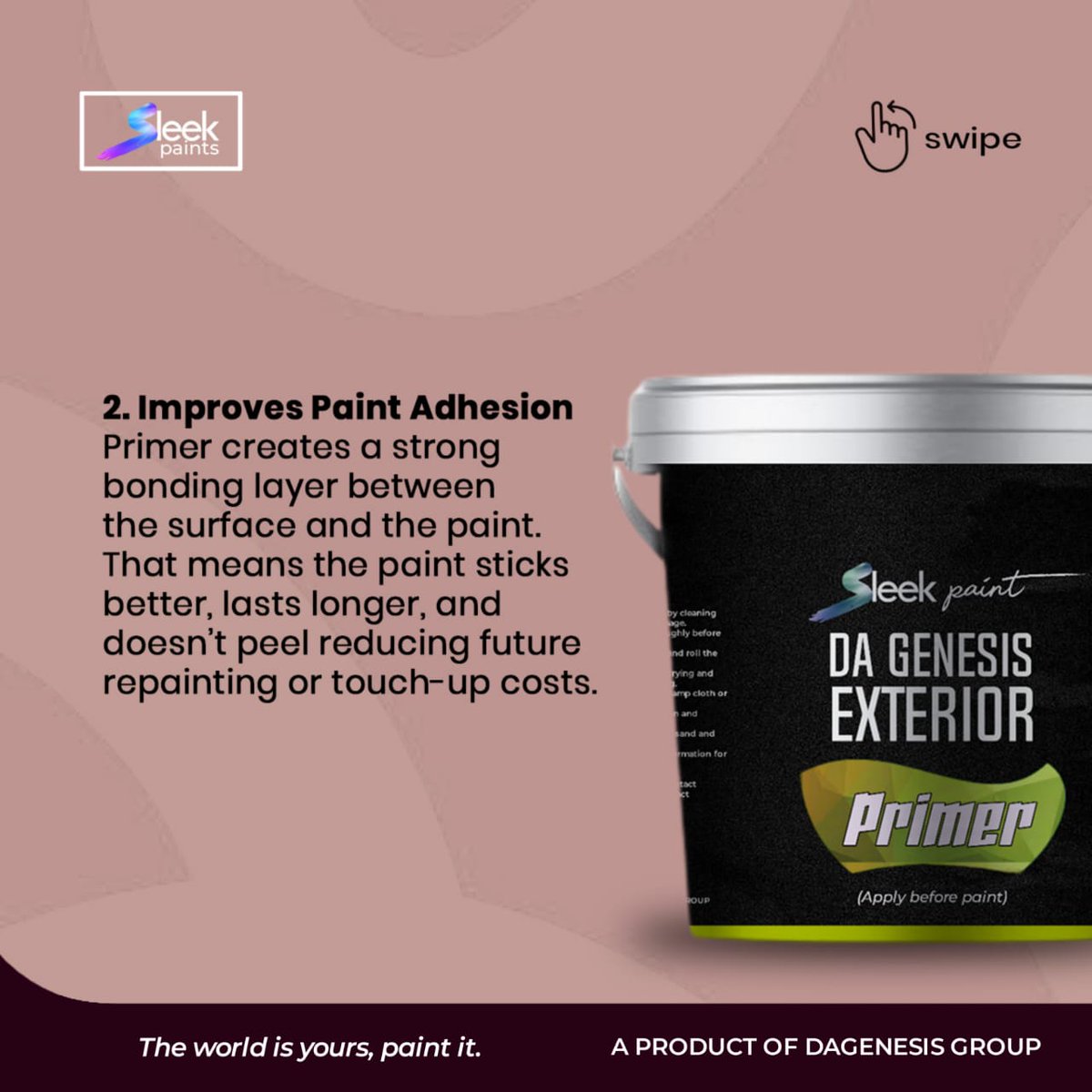 SleekPaint's tweet photo. Did you know using primer before painting can save you time, paint, and money?

Here’s why: 
📝 Primer seals porous surfaces like concrete. 
📝 It forms a strong bond between the surface and paint. ✨🔥
 📝 It reduces the need for multiple topcoats, saving costly paint! https://t.co/kFEvBnrYYI