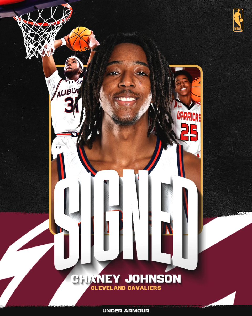 Thompson Men’s Basketball (@ths_bbasketball) on Twitter photo Congratulations to our very own <a href="/__cjohn__/">Chaney Johnson</a> on signing with the Cleveland Cavaliers! Your Hard Work and Dedication continue to Inspire—wishing you nothing but Success at the ultimate & highest level! #JustWork Congratulations to our very own <a href="/__cjohn__/">Chaney Johnson</a> on signing with the Cleveland Cavaliers! Your Hard Work and Dedication continue to Inspire—wishing you nothing but Success at the ultimate & highest level! #JustWork