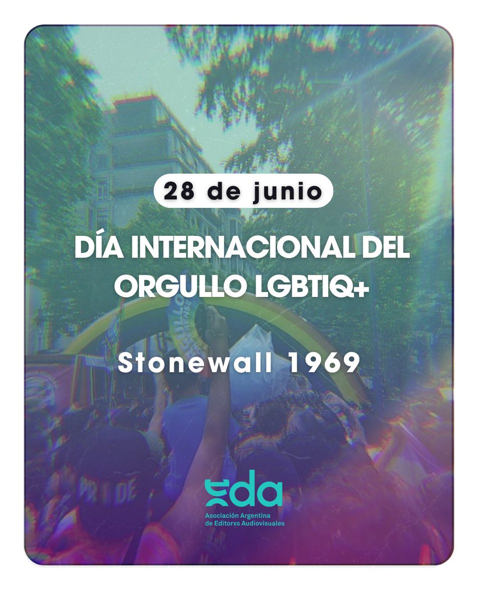 🟣 28 de junio – Día Internacional del Orgullo LGBTIQ+
🌈En EDA creemos que visibilizar la diversidad es una forma de construir entornos más justos, no sólo en lo laboral, sino en la vida misma.
Donde todxs podamos ser, expresarnos y habitar sin miedo. #Orgullo2025 #EditorxsLGBTQ