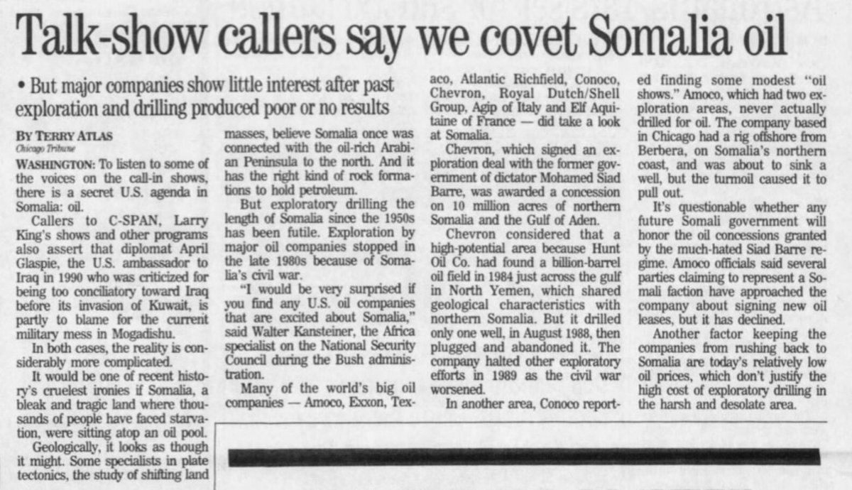 For decades, the notion that Somalia was at the center of an international oil conspiracy has circulated in media and public discourse. However, declassified U.S. diplomatic and intelligence documents tell a different story—one that underscores a crucial and often overlooked