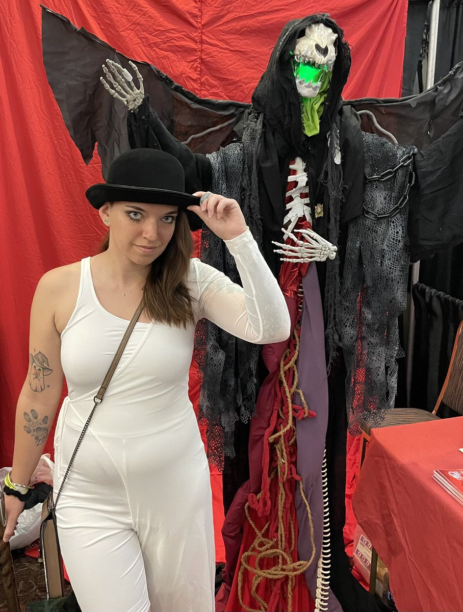 Day 1 Cosplay Collection from <a href="/DataRedComics/">Spanky Cermak</a> Crypticon 2025 Horror Movie Celebration, with “The Dark Pope” from horror comic book, “OF DEATH” - indyplanet.com/data-red-comics