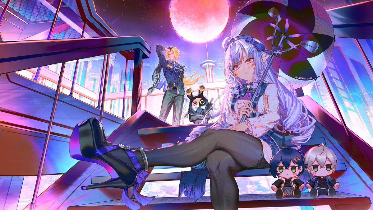 Mocking Birb with FumoFumo Belle &amp; Wise #vivianbanshee #HugoVlad 
#zzzero📷 #Dripfest2025 #zzzS2Fanart #ゼンゼロ📷 #ZenlessZoneZeroFanart #ZenlessZoneZero