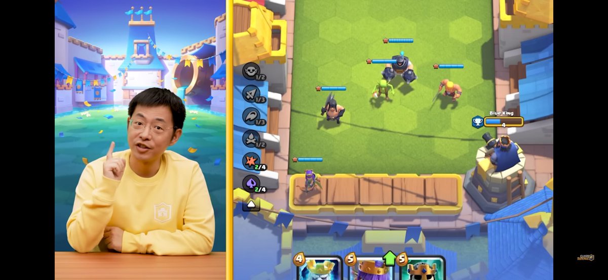 After seeing the clash royal video , I’m going to be honest is seem very interesting I’m not going to judge nothing but gameplay wise it looks very interesting, I trust fan and the team . Over all I know is kinda different but I like the strategy they added to the game!😁