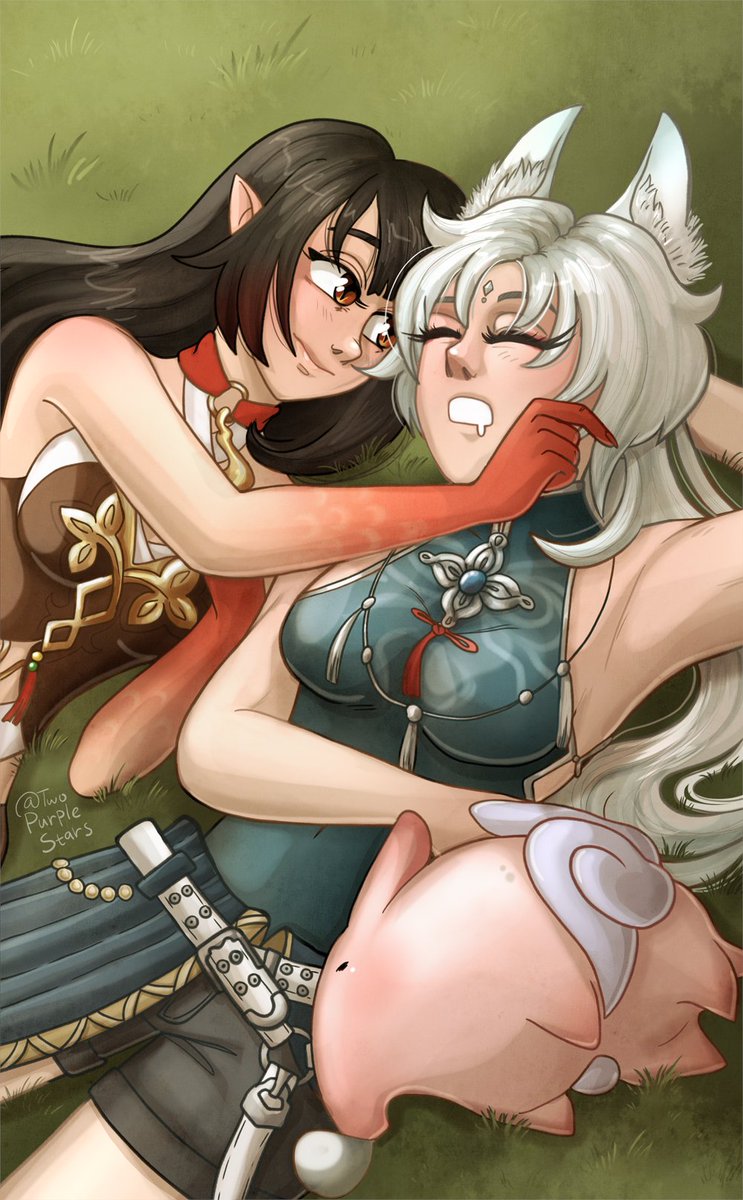 TwoPurpleStars's tweet image. #Feixiao #Lingsha #HonkaiStarRail #feisha