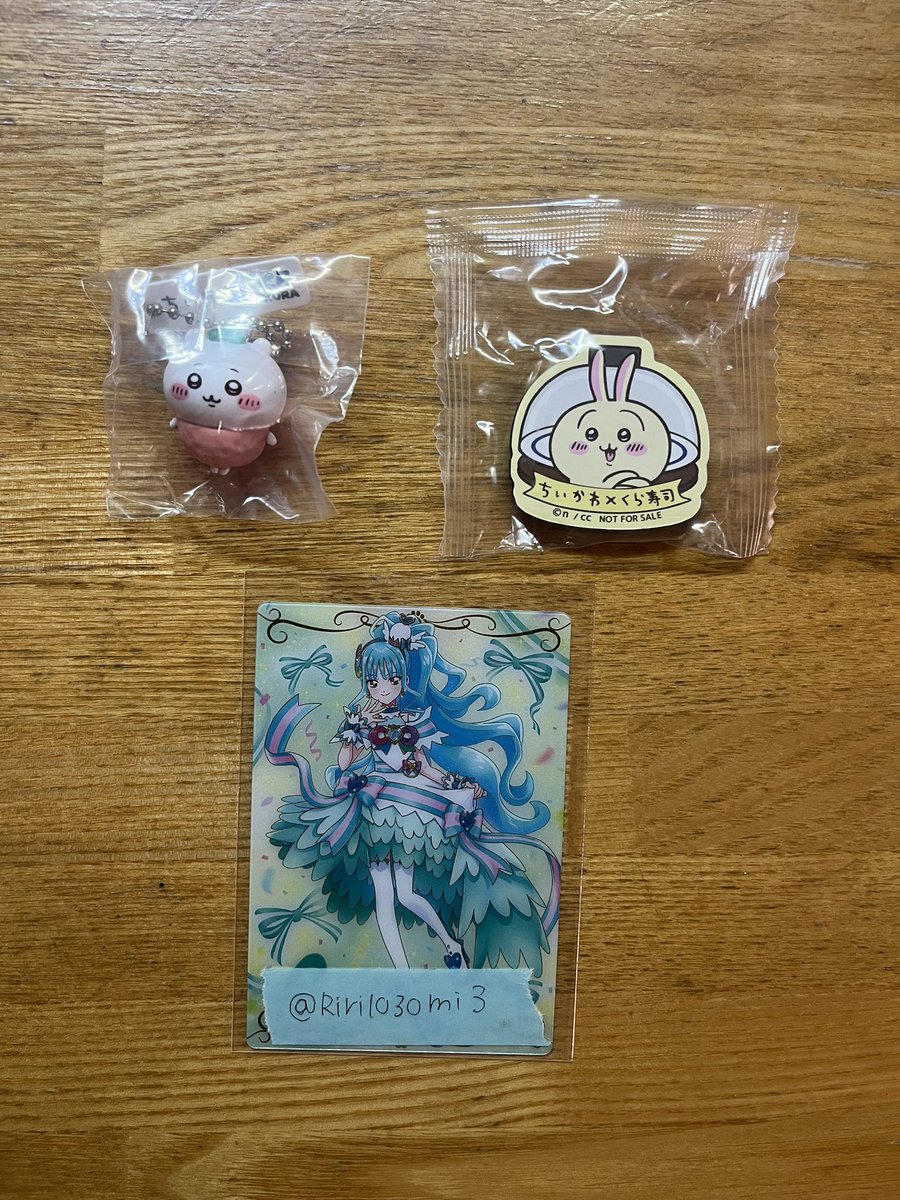 ちいかわ くら寿司 ビッくらポン 交換

譲）フィギュア:ちいかわ
マグネットシート:うさぎ×あのこ

求）フィギュア:ハチワレ
マグネットシートハチワレ×ラッコ

郵送希望です。纏めての方優先させていただきます。お気軽にお声掛けください。