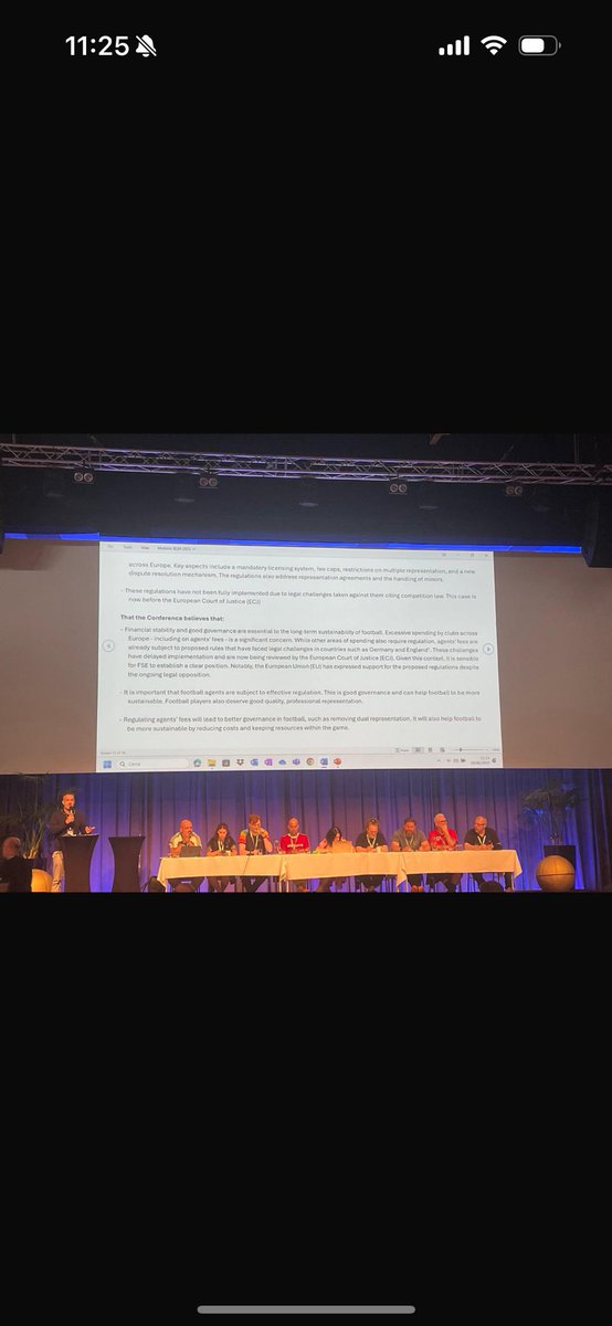 AST_arsenal's tweet image. Good to see the motion on action to regulate football agents pass today at @FansEurope. Thanks to seconders including @MU_ST @spiritofshankly @MCFCfoodbank @THSTOfficial @ChelseaSTrust @Wolves1877T and @WeAreTheFSA for the policy support. Better regulation of agents is good…