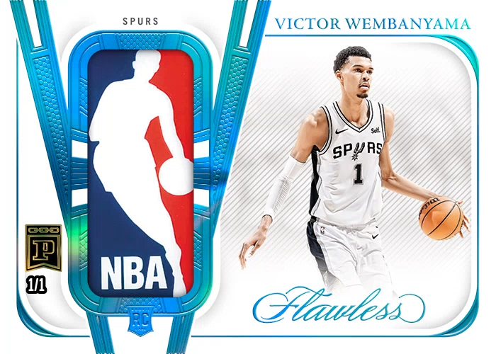 $1,984: Recent sale for a single pack of 2023-24 Panini NFT Flawless Basketball. 

Packs instantly sold out on June 16 for $250 each. Fewer than 600 of the 2,665 packs created remain unopened. 

High sale from the set so far is the $60,000 paid for this Wembanyama Logoman 1/1.