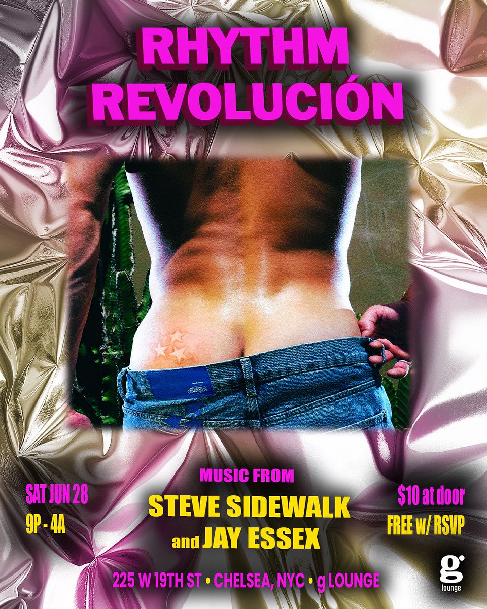 Devan Meji (@devanmeji) on Twitter photo Happy Saturday Cuties!!! 🙌
Tonight we party at @gloungechelsea 🪩
PRIDE CELEBRATION CONTINUES! 🏳️⚧️ 🏳️🌈
Let’s have a good time! 👅
Rhythm Revolución 🔥
Time to get sexy and naughty ☝️😎☝️
Yeah 😈
mr-black.app/embed/9853/res…
<a href="/NYCDominicano/">Xavier Blanco</a>
21+ Happy Saturday Cuties!!! 🙌
Tonight we party at @gloungechelsea 🪩
PRIDE CELEBRATION CONTINUES! 🏳️⚧️ 🏳️🌈
Let’s have a good time! 👅
Rhythm Revolución 🔥
Time to get sexy and naughty ☝️😎☝️
Yeah 😈
mr-black.app/embed/9853/res…
<a href="/NYCDominicano/">Xavier Blanco</a>
21+