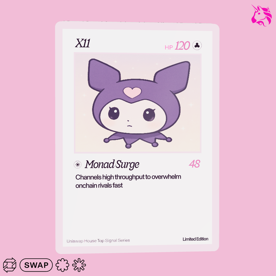 X11Pittam's tweet photo. Just pulled a grail

Check out my Uniswap trading card 🦄

 [drop yours here ‒ X won't let us do it for you 😢] https://t.co/PZP8JI420w