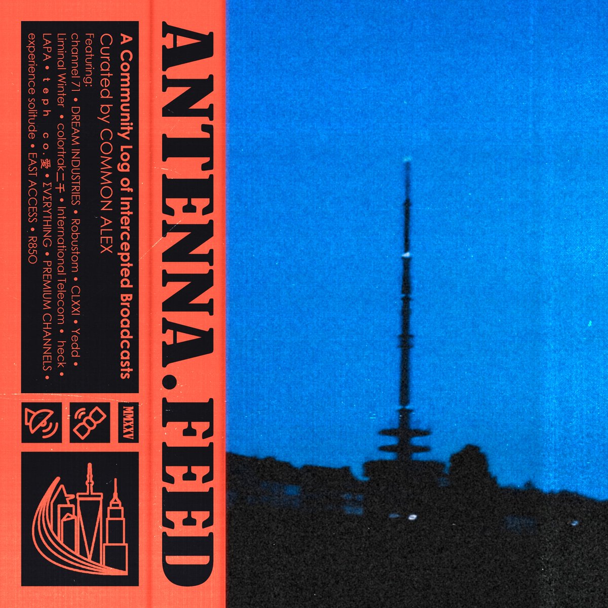 freshwtrmedia's tweet photo. Here we are. The lost 41st entry.

This is ANTENNA.FEED, a new compilation by some prominent artists within the signalwave community, curated by COMMON ALEX. This compilation comes bundled with a digital zine and 2 music videos.
-
-
-
- WFWM #0041

https://t.co/kUjBLXUyui https://t.co/8cgk85htrI