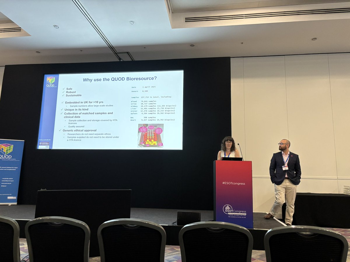 Letizia Lo Faro (@letizia_lofaro) on Twitter photo Sarah Cross and Luke Yates kicking off the QUOD innovation competition final at #ESOTcongress <a href="/InQuod/">QUOD - Quality in Organ Donation</a> Sarah Cross and Luke Yates kicking off the QUOD innovation competition final at #ESOTcongress <a href="/InQuod/">QUOD - Quality in Organ Donation</a>