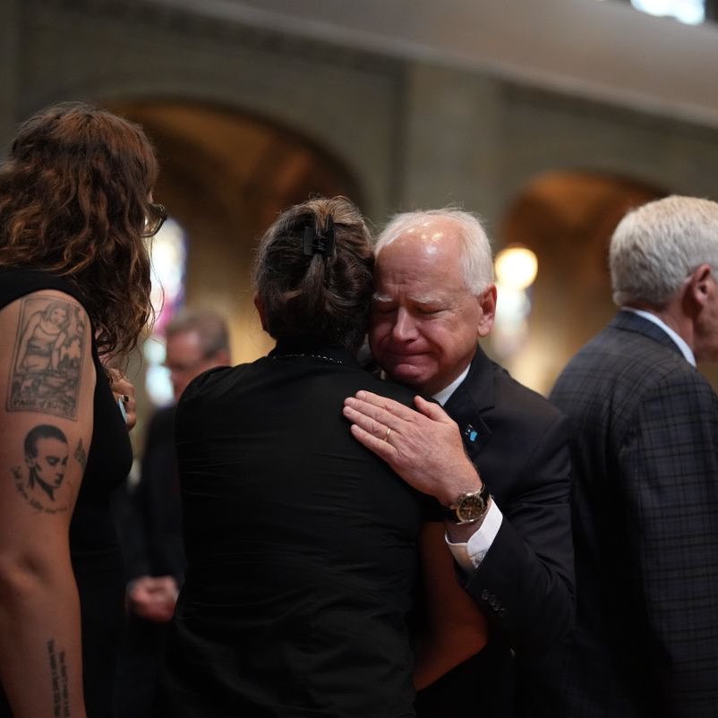A man willing to show emotion and stand up for his community.

Tim Walz is as good as they come. A public servant, a leader, and a role model for men everywhere.

Thank you, Governor Walz.