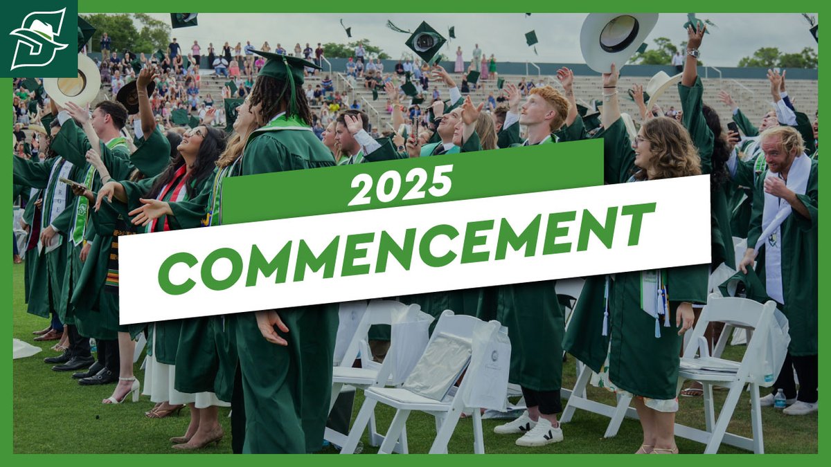 StetsonU's tweet image. Feeling the pride all over again🎓💚
Watch the Video: bit.ly/3TL1Gi9
#GoHatters | #StetsonU | #Hatter2025
