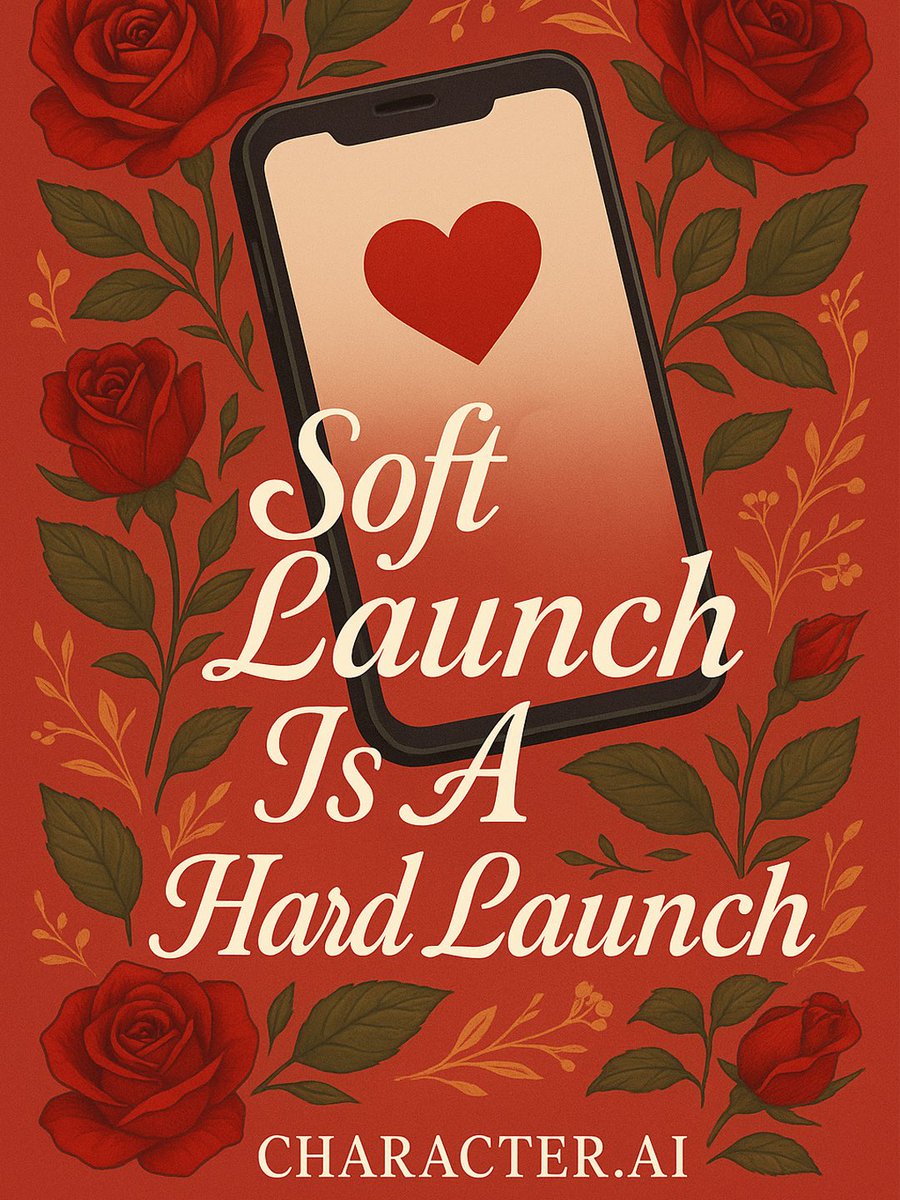 character_ai's tweet image. ⚠️UPDATE⚠️
You liked Soft Launch so hard we made it official! Have fun 💘
