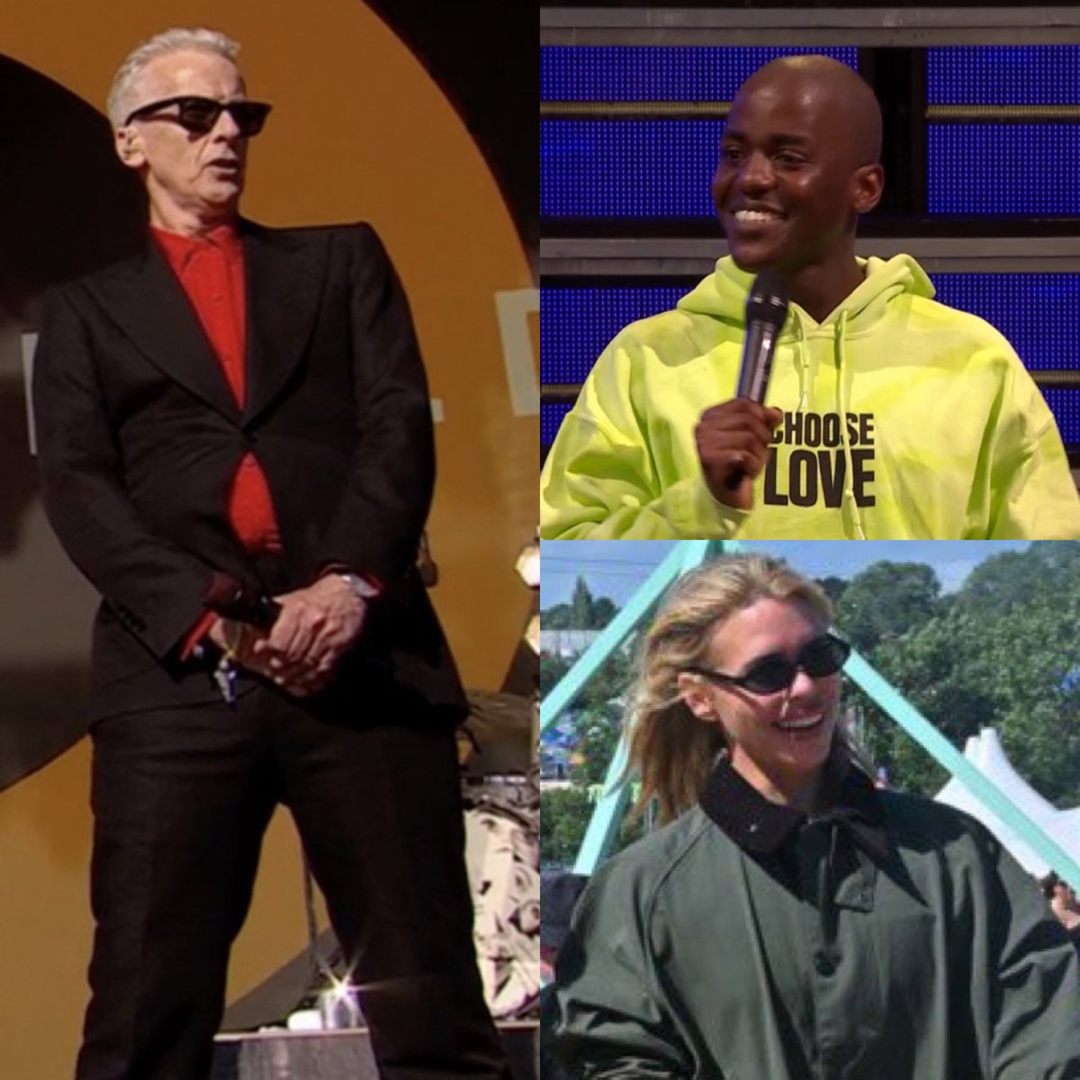 Three(ish) Doctors at #Glastonbury2025! #PeterCapaldi #NcutiGatwa #BilliePiper