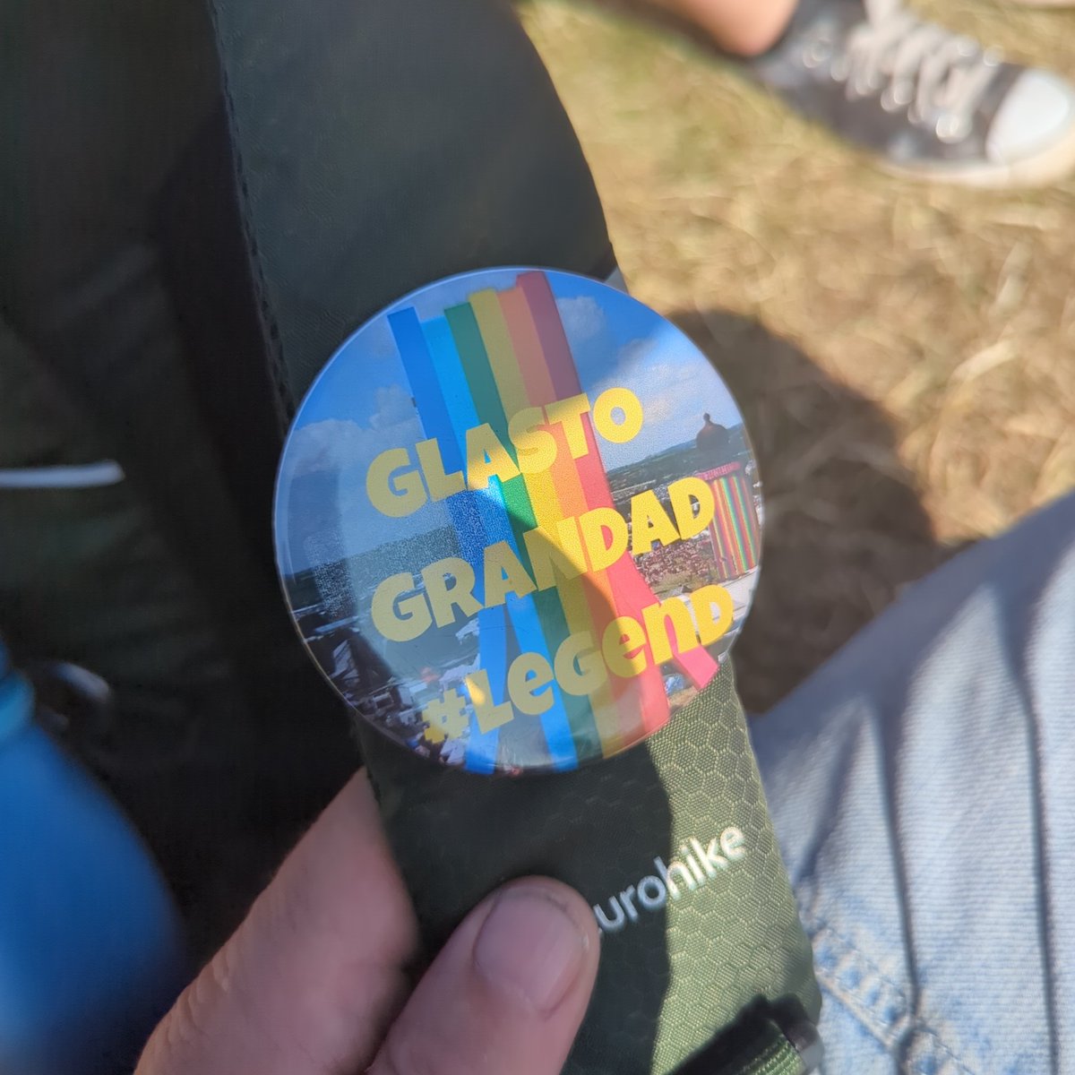 Glasto grandad tweet media