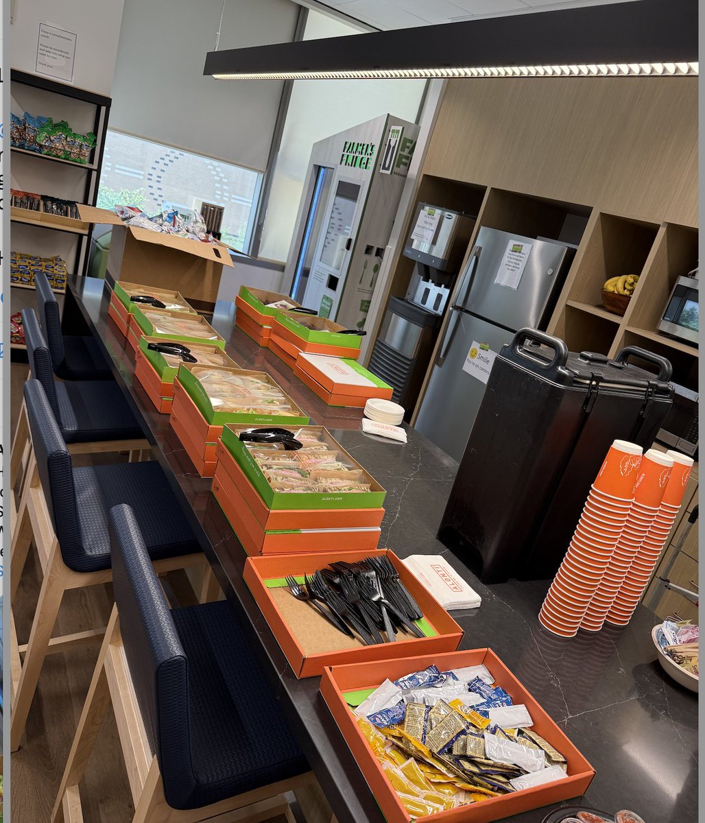 Anne Tsao, MD, MBA (@annetsao2) on Twitter photo Lunch is served!
<a href="/MDAndersonNews/">MD Anderson Cancer Center</a> Faculty โ there's lunch available now in the Faculty Collaborative Space (FCS). Come grab a plate, take a break, and enjoy some time connecting with colleagues.
Hope to see you there! #EndCancer <a href="/CarinHagberg/">Carin Hagberg, MD</a> <a href="/clemensmd/">Mark Clemens MD MBA FACS</a> <a href="/CrystalCWMD/">Crystal Wright</a> <a href="/JennAnneT/">Jennifer Anderson</a> Lunch is served!
<a href="/MDAndersonNews/">MD Anderson Cancer Center</a> Faculty โ there's lunch available now in the Faculty Collaborative Space (FCS). Come grab a plate, take a break, and enjoy some time connecting with colleagues.
Hope to see you there! #EndCancer <a href="/CarinHagberg/">Carin Hagberg, MD</a> <a href="/clemensmd/">Mark Clemens MD MBA FACS</a> <a href="/CrystalCWMD/">Crystal Wright</a> <a href="/JennAnneT/">Jennifer Anderson</a>