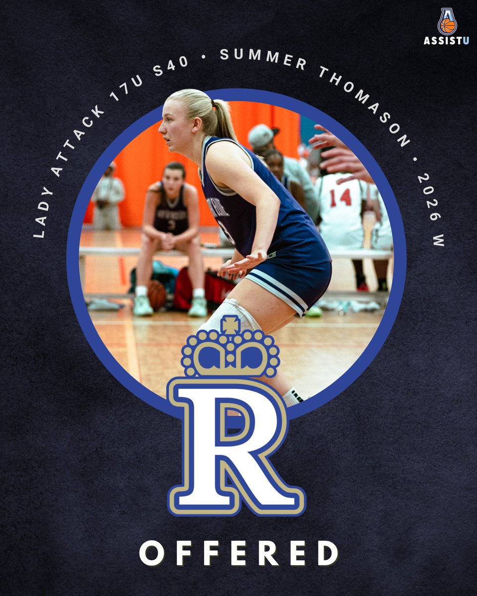Summer Thomason (@summerthomason_) on Twitter photo After a great conversation with Coach K I am blessed to announce Iโve received an offer from Regent University!
<a href="/MyersParkWBB/">Myers Park WBB</a> <a href="/Assist_U_/">AssistU Recruiting</a> <a href="/LAE2026/">Lady Attack Elite National 17U - 2026</a> <a href="/LADYATTACKELITE/">Lady Attack Elite Basketball</a> After a great conversation with Coach K I am blessed to announce Iโve received an offer from Regent University!
<a href="/MyersParkWBB/">Myers Park WBB</a> <a href="/Assist_U_/">AssistU Recruiting</a> <a href="/LAE2026/">Lady Attack Elite National 17U - 2026</a> <a href="/LADYATTACKELITE/">Lady Attack Elite Basketball</a>