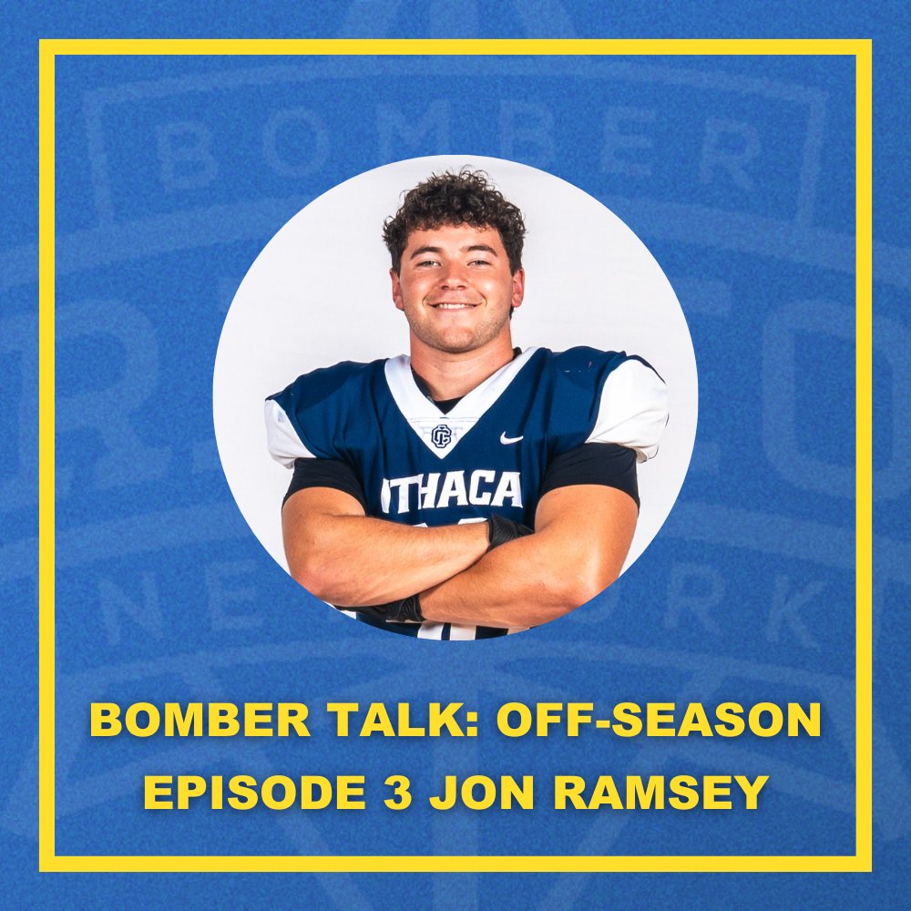 BombersRadioNet's tweet image. Episode Three of Bomber Talk: Off-Season Edition just dropped! @IthacaBomberFB Senior Captain @JonRamsey_ talked with @nmucolin and @DevonJarvis_ about becoming a leader and his excitement of being healthy heading into 2025. Listen here:
open.spotify.com/episode/1BJ8P7…