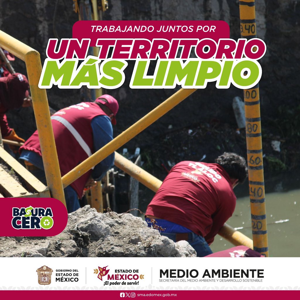 Con la campaña permanente "Basura Cero", el Gobierno del Estado de México a través de la Secretaría del #MedioAmbiente y Desarrollo Sostenible, promueve la reducción, reciclaje y reutilización de desechos por una entidad sin residuos sólidos.
#ElPoderDeServir