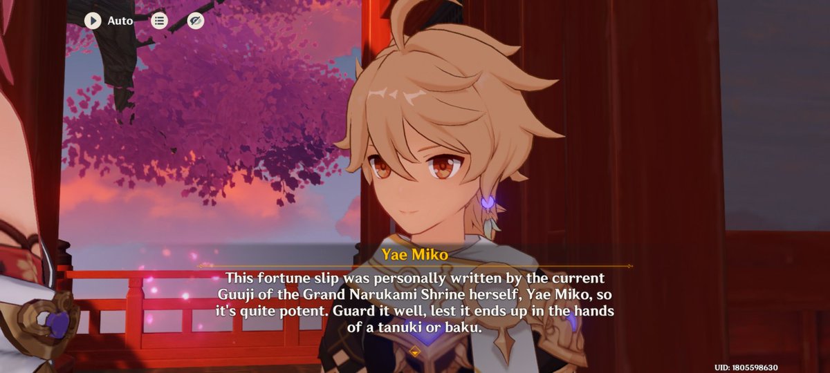 Lt8ball864's tweet image. Oh he for sure guarding it lol #yaether #YaeMiko