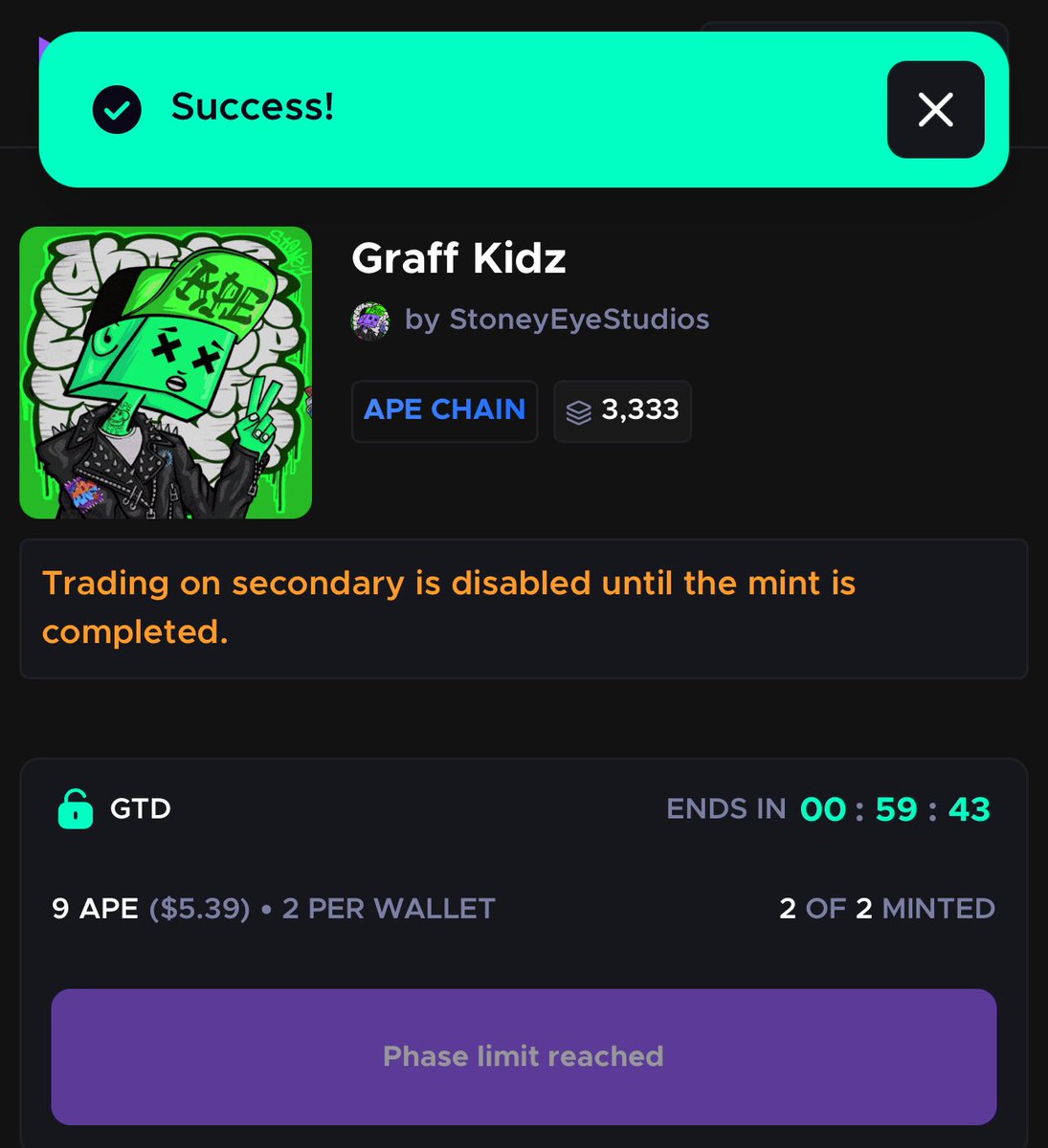 MrChamp (@mrchamp_eth) on Twitter photo <a href="/stoney_eye/">StoneyEyeStudios</a> <a href="/bleverxyz/">Blever</a> <a href="/ApeChainHUB/">ApeChainHUB</a> <a href="/Brongis9163/">Brongis 👾🦍</a> Let’s go!!!
My first NFT on Ape chain!
Congratulations bro 🥂 <a href="/stoney_eye/">StoneyEyeStudios</a> <a href="/bleverxyz/">Blever</a> <a href="/ApeChainHUB/">ApeChainHUB</a> <a href="/Brongis9163/">Brongis 👾🦍</a> Let’s go!!!
My first NFT on Ape chain!
Congratulations bro 🥂