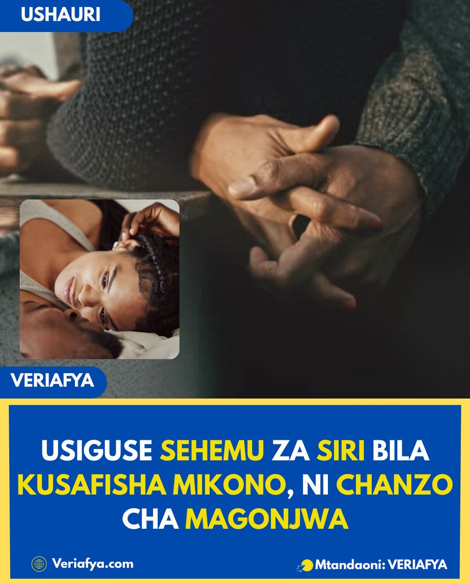 FeetHandSpa's tweet photo. Kabla ya kugusa Sehemu zako za Siri, hasa wakati wa Kujisafisha, Kujikuna au wakati wa Faragha, hakikisha unaosha mikono yako kwa Sabuni na Maji safi.

Mikono michafu inaweza kusababisha maambukizi ya njia ya Mkojo, Fangasi, Muwasho kwenye Uume au Uke, Kutokwa na uchafu usio wa kawaida na Maumivu wakati wa Kukojoa au tendo la Ndoa.

Hili ni jambo rahisi, lakini lina mchango mkubwa sana katika kulinda afya yako ya Uzazi.
