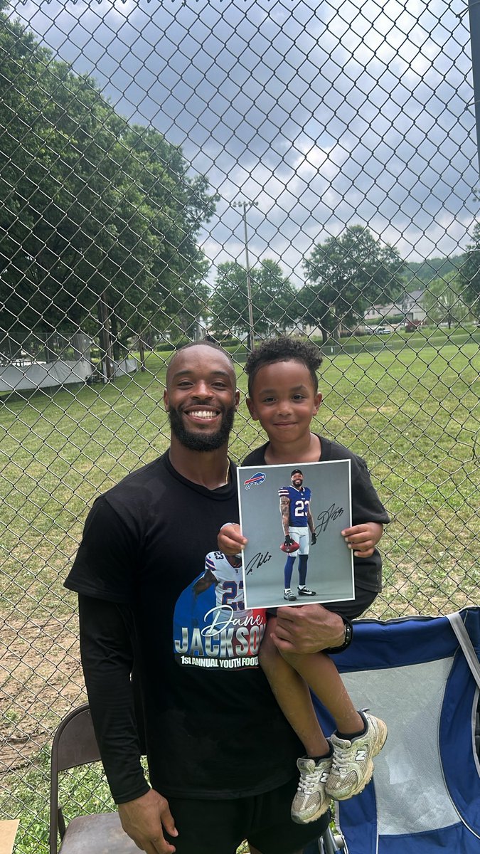 Djacks first annual youth football camp, Ayden put in some good work! 👏🏾