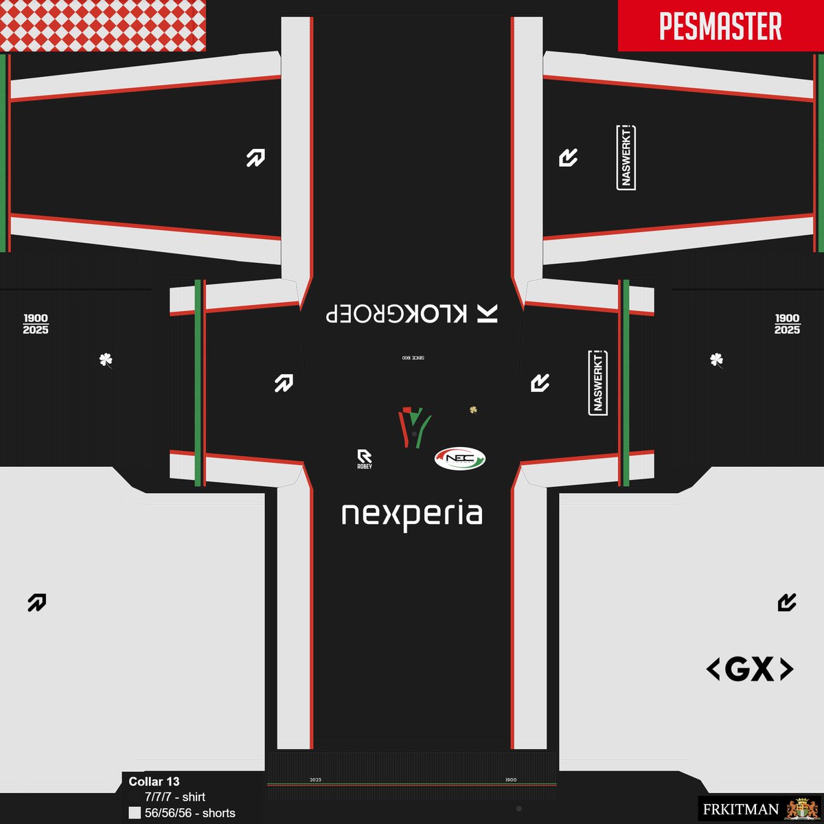 2025/26 <a href="/necnijmegen/">N.E.C. Nijmegen</a> 125th Anniversary 3rd away #PES kit