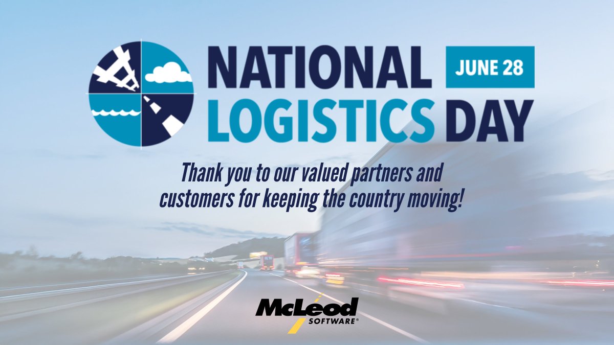 Today is National Logistics Day! Join us in recognizing the hardworking professionals in the logistics sector and their vital role in driving our economy! 

#NationalLogisticsDay