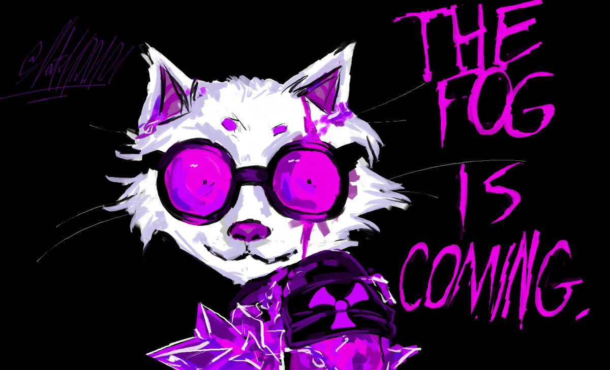 Nati110011's tweet image. ⚠️⚠️‼️‼️THE REALM SPOILERS ‼️‼️⚠️⚠️

THE FOG IS COMING RAHHHH
#TheRealm #Pili #Dtowncat #fanart #Lore 
(I love drawing in paint)