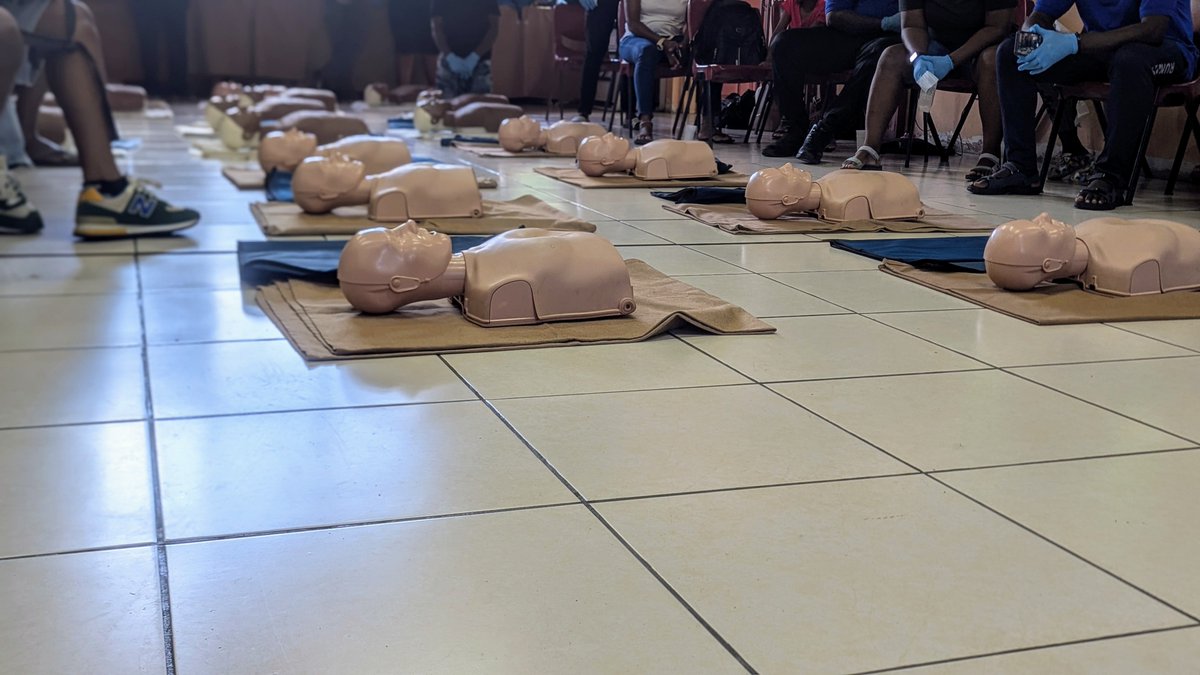 We are building a culture of safety in SVG. Today, a cohort of 31 persons braved the weather to undergo FA &amp; CPR training.