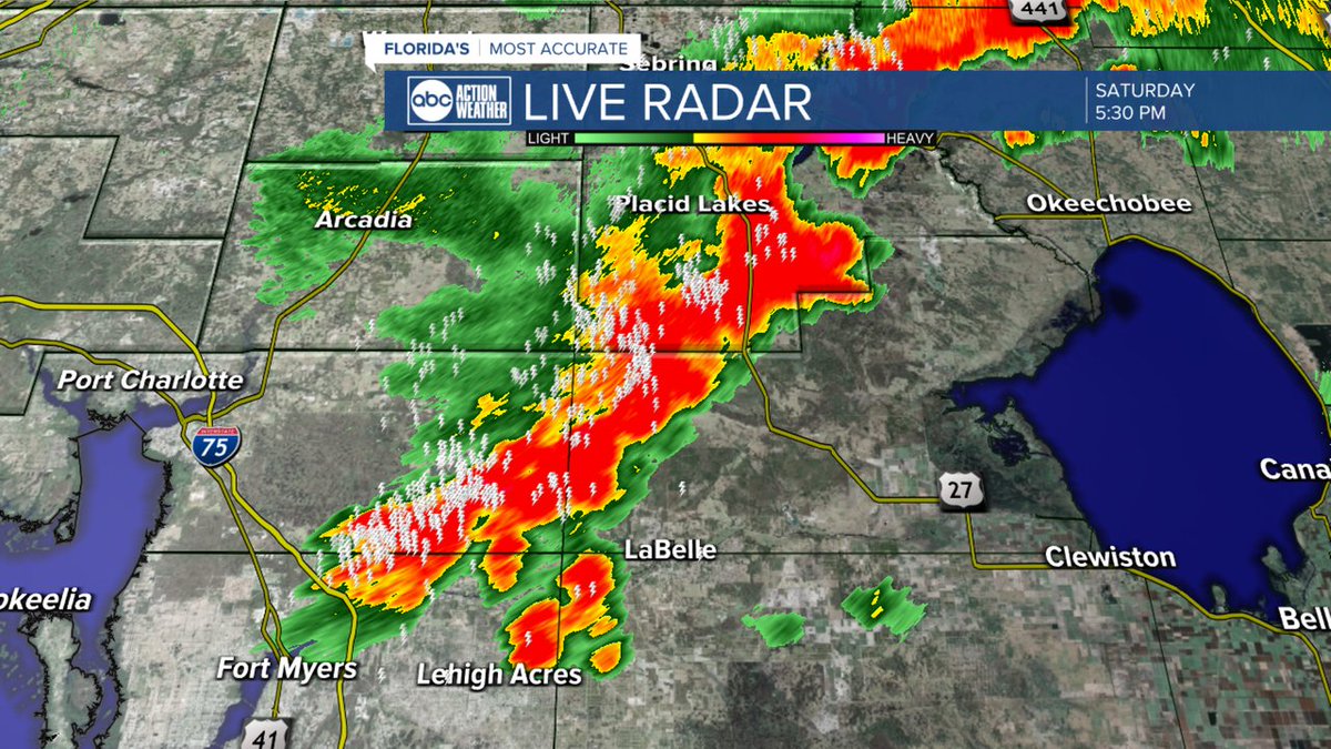 A Severe Thunderstorm Warning has been issued for parts of Tampa Bay until Jun 28 6:30PM. Download the ABC Action News App for the latest weather information.