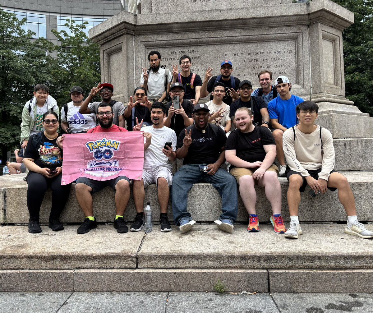 GLOBAL GO FEST DAY 1!! HYPE!! 🌎✨👾🗽 #PokemonGOFest2025 #CommunityAmbassador #MewYorkCity