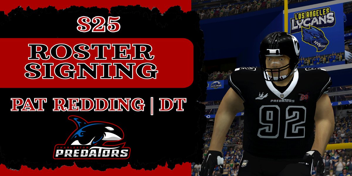 CHS_Predators's tweet image. Pat Redding is signing with the Red and Black! Welcome to Charleston Pat!

#ApexPredator