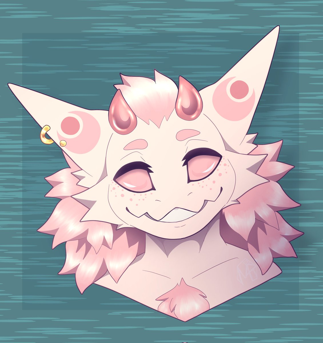 meatmalt's tweet photo. Timing is in shambles, started a new diet to realize that eating turkey knocks me out like immediately 💀

THAT ASIDE.
Finished bust/icon combo for Voidwalker of their wicker, Faye✨️

- - - - 
[ #furry #furryart #furryartist #commissionart #wickerbeast ] https://t.co/8kjmJoH8uw