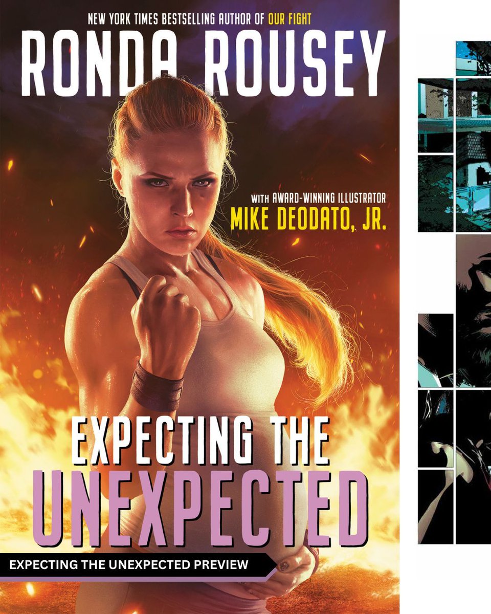AWA_Studios's tweet image. A mother on the run. A fight she didn’t see coming.
Check out the exclusive preview pages of EXPECTING THE UNEXPECTED — the new graphic novel from @rondarousey and @mikedeodato.
This is Ronda’s most personal story yet, and she’s not pulling any punches.
Preorder now on Amazon…