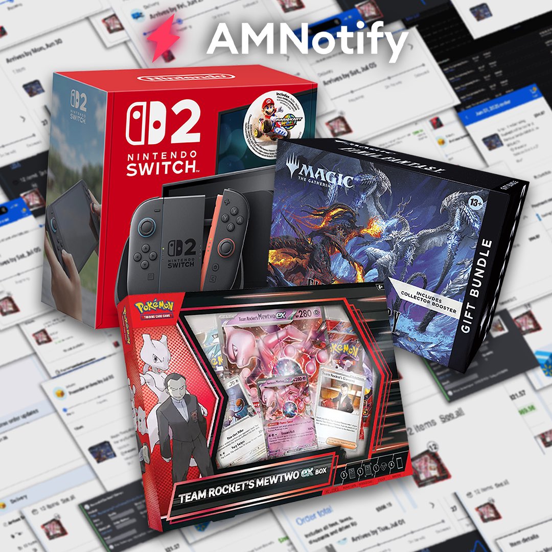 Walmart Wednesday bringing in major W's! 🔥 

Between Nintendo Switch 2's, MTG x Final Fantasy, and Pokémon Destined Rivals - there was PLENTY of profit to go around. 💰

 Never miss a restock again! ⬇️
whop.com/amnotify