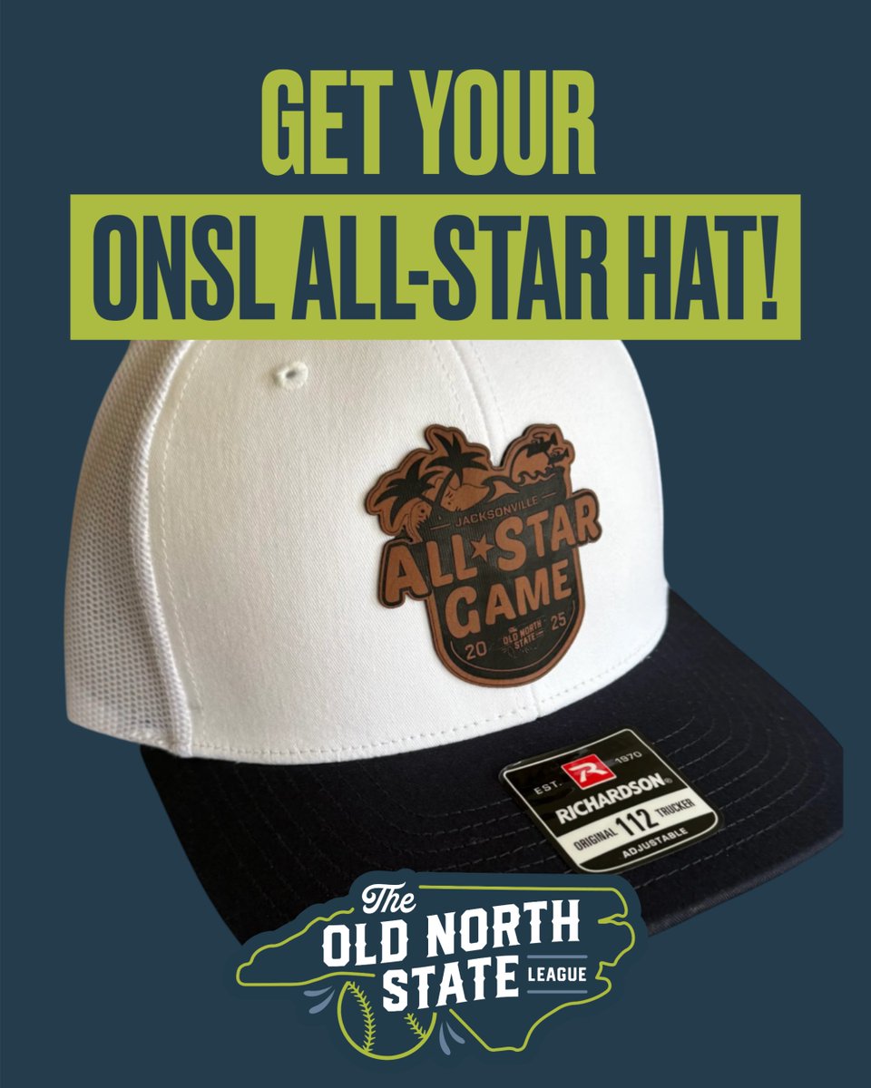 ONSLBaseball's tweet photo. π§’ The Official 2025 ONSL All-Star Game Hat is HERE! π§’
Rep the league. Rep the stars. Rep the summer.
Grab yours now and show you're all in on the best of the ONSL π₯
π― https://t.co/DoMaTdNrPr
Limited supply β donβt miss out!
#ONSL #ThisIsONSL #AllStarStyle #RepTheLeague https://t.co/mow4EIsabR