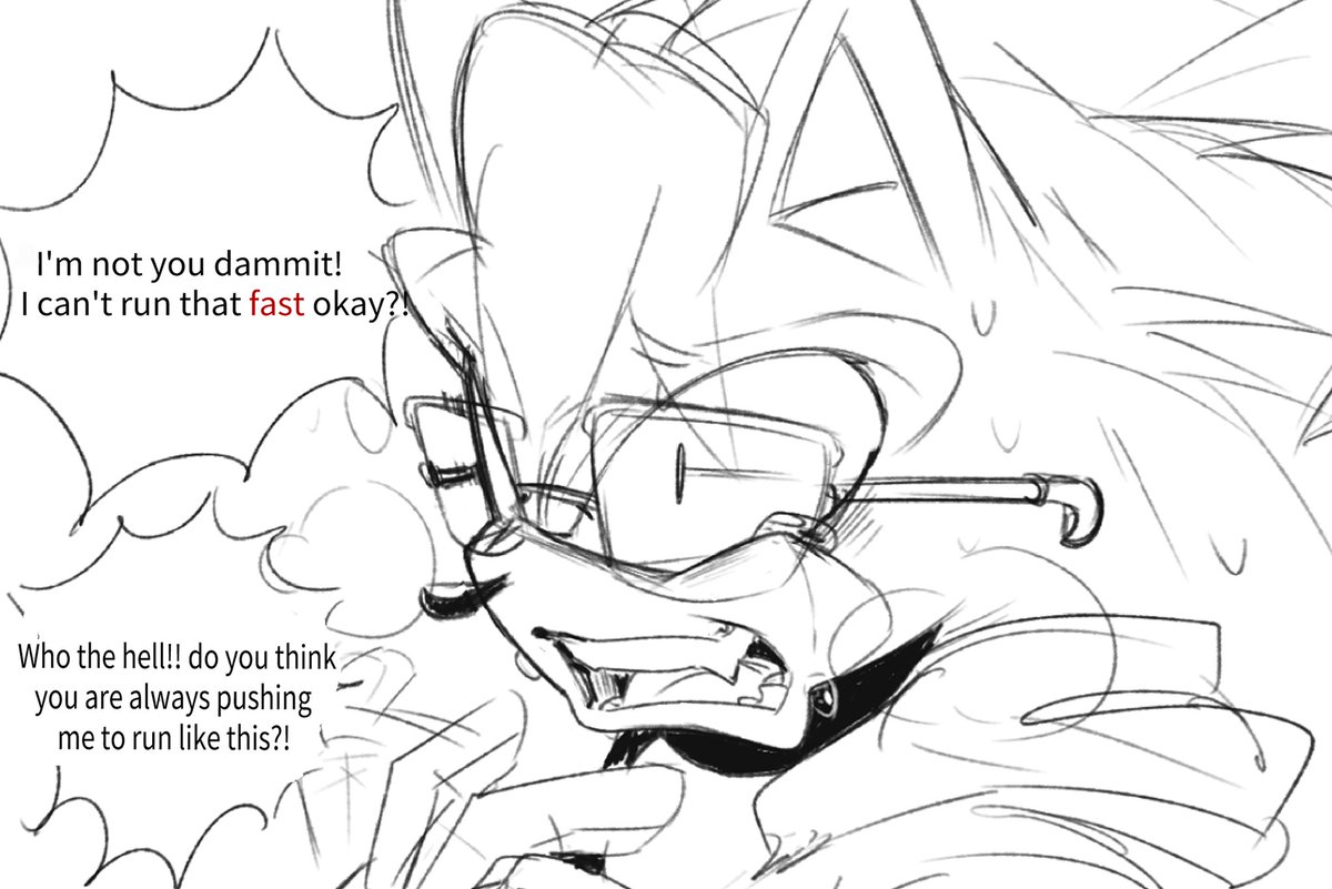 Bommy_04's tweet photo. Me and you [ 1/2 ]🏃‍♀️💨
#SonicTheHedgeghog #Nickythehedgehog #sonicfanart https://t.co/ZCGVLCEVSE