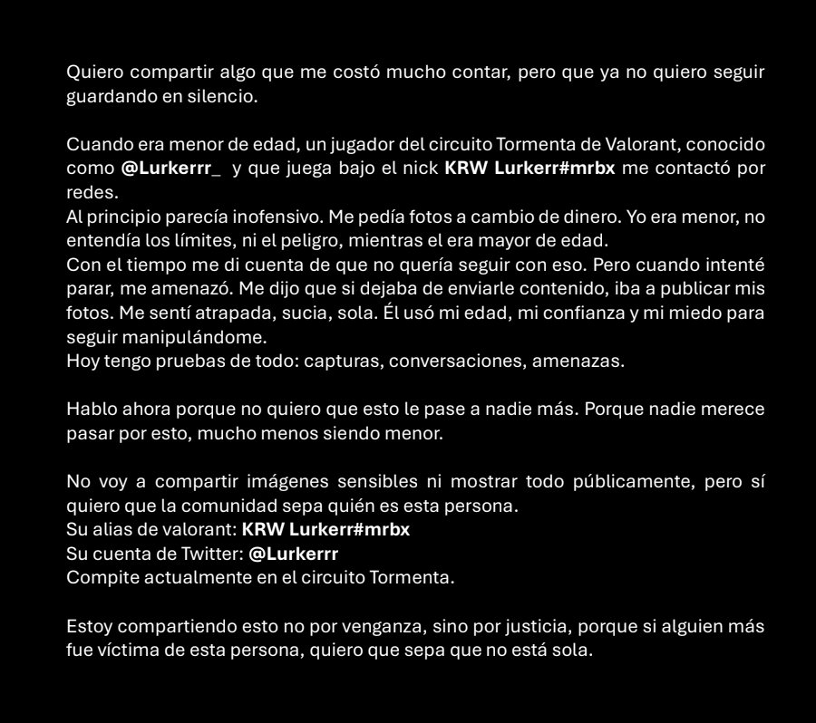 Lo intente por las buenas, pero seguiste acosando a la chica, ahora espero que todo el mundo tenga claro el tipo de persona que eres.

Gracias a la chica por confiar en mí para darle voz.

@ y pruebas abajo