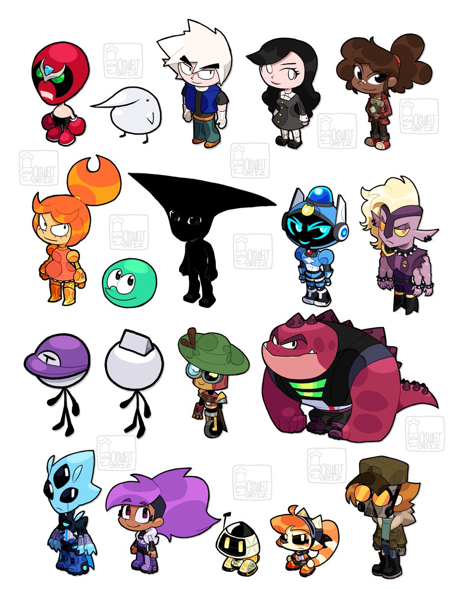 Volumes 5 to 8 of indie animation Buddies!
Have i drawn your favorite character yet?