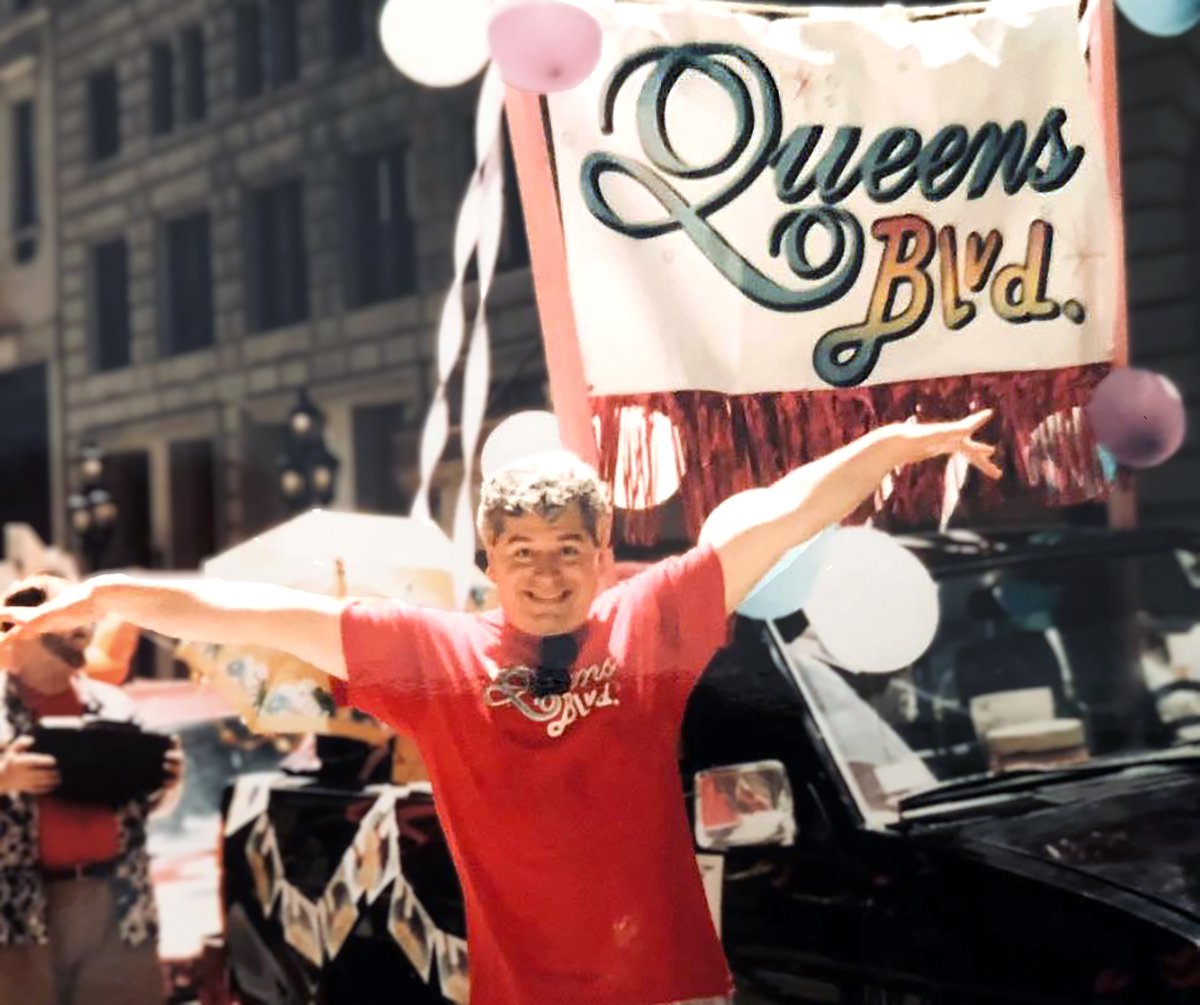 SteveHayesTOQ's tweet image. HAPPY PRIDE! 🏳️‍🌈🏳️‍⚧️Have fun, be safe &amp;amp; celebrate! Photo: Me in the NYC Pride Parade 1997.