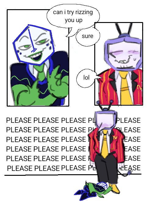 AceOfSpades530's tweet photo. I have a lot of meme ideas #deltarune #battena #tenpins https://t.co/Y0W00Zdwkv