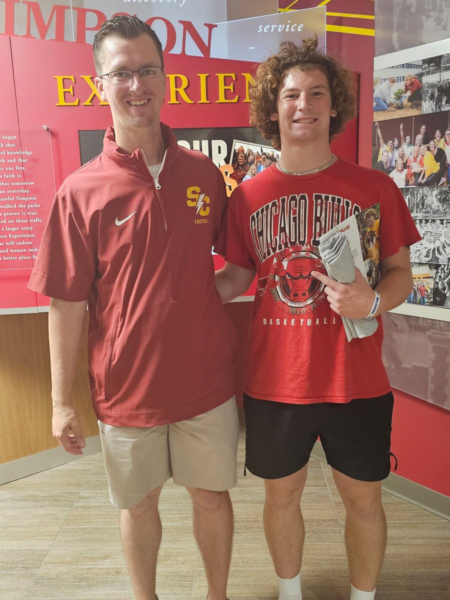 Bryin Sandgren (@bryinsandgren) on Twitter photo Thank you <a href="/ReedHoskins/">Reed Hoskins</a> <a href="/bobbywhiteT/">Robbie Aldinger</a> for having me out on a visit! Had lots of fun and enjoyed meeting everyone and learning about <a href="/scstormfootball/">Simpson Football ⚡️</a> !
<a href="/jperry_nixa/">John Perry</a> <a href="/THEdb1/">Dustin Baldwin ©️</a> <a href="/Robb_Richardson/">Robb Richardson</a> <a href="/CoachMedley66/">Kenzie Medley</a> Thank you <a href="/ReedHoskins/">Reed Hoskins</a> <a href="/bobbywhiteT/">Robbie Aldinger</a> for having me out on a visit! Had lots of fun and enjoyed meeting everyone and learning about <a href="/scstormfootball/">Simpson Football ⚡️</a> !
<a href="/jperry_nixa/">John Perry</a> <a href="/THEdb1/">Dustin Baldwin ©️</a> <a href="/Robb_Richardson/">Robb Richardson</a> <a href="/CoachMedley66/">Kenzie Medley</a>